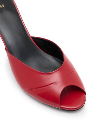Detail View - Click To Enlarge - JUDE - Cave 65 Creased Leather Mules