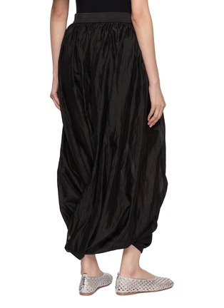 Back View - Click To Enlarge - LA MAISON JADE - Crinkled Sculpted Bud Shaped Skirt