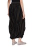 Back View - Click To Enlarge - LA MAISON JADE - Crinkled Sculpted Bud Shaped Skirt
