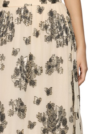  - LA MAISON JADE - Sequin Embellished A-Line Skirt