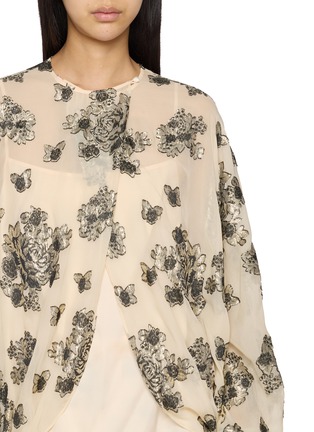  - LA MAISON JADE - Sequin Embellished Batwing Loose Shirt