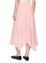 Back View - Click To Enlarge - LA MAISON JADE - Irregular Hem Silk Midi Skirt