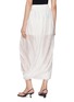 Back View - Click To Enlarge - LA MAISON JADE - Crinkled Sculpted Bud Shaped Skirt