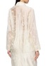 Back View - Click To Enlarge - LA MAISON JADE - Embroidered Flocked Jacquard Wrap Jacket