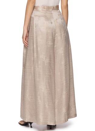Back View - Click To Enlarge - LA MAISON JADE - Jacquard Wide Leg Pants