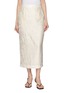 LA MAISON JADE Flocked Jacquard Midi Skirt