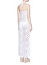 Back View - Click To Enlarge - MIGUELINA - 'Piper' strapless scalloped lace drawstring jumpsuit