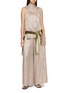 Figure View - Click To Enlarge - LA MAISON JADE - Jacquard Hand-Beaded Sleeveless Shirt