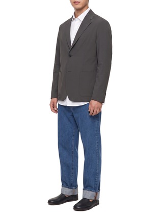 Figure View - Click To Enlarge - TOMORROWLAND - Single Breasted 4-Way Stretch Blazer