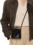 Front View - Click To Enlarge - DESTREE - Mini Gunther Passementerie Detail Leather Bag