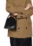 Front View - Click To Enlarge - DESTREE - Gunther Passementerie Detail Leather Bag
