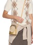Front View - Click To Enlarge - DESTREE - Mini Gunther Passementerie Detail Satin Bag