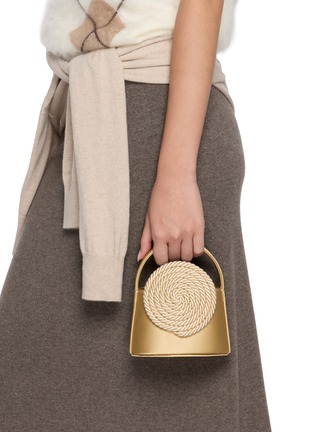 Figure View - Click To Enlarge - DESTREE - Mini Gunther Passementerie Detail Satin Bag