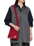 Figure View - Click To Enlarge - DESTREE - Gunther Passementerie Detail Leather Bag