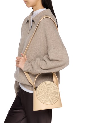 Figure View - Click To Enlarge - DESTREE - Gunther Passementerie Detail Leather Bag