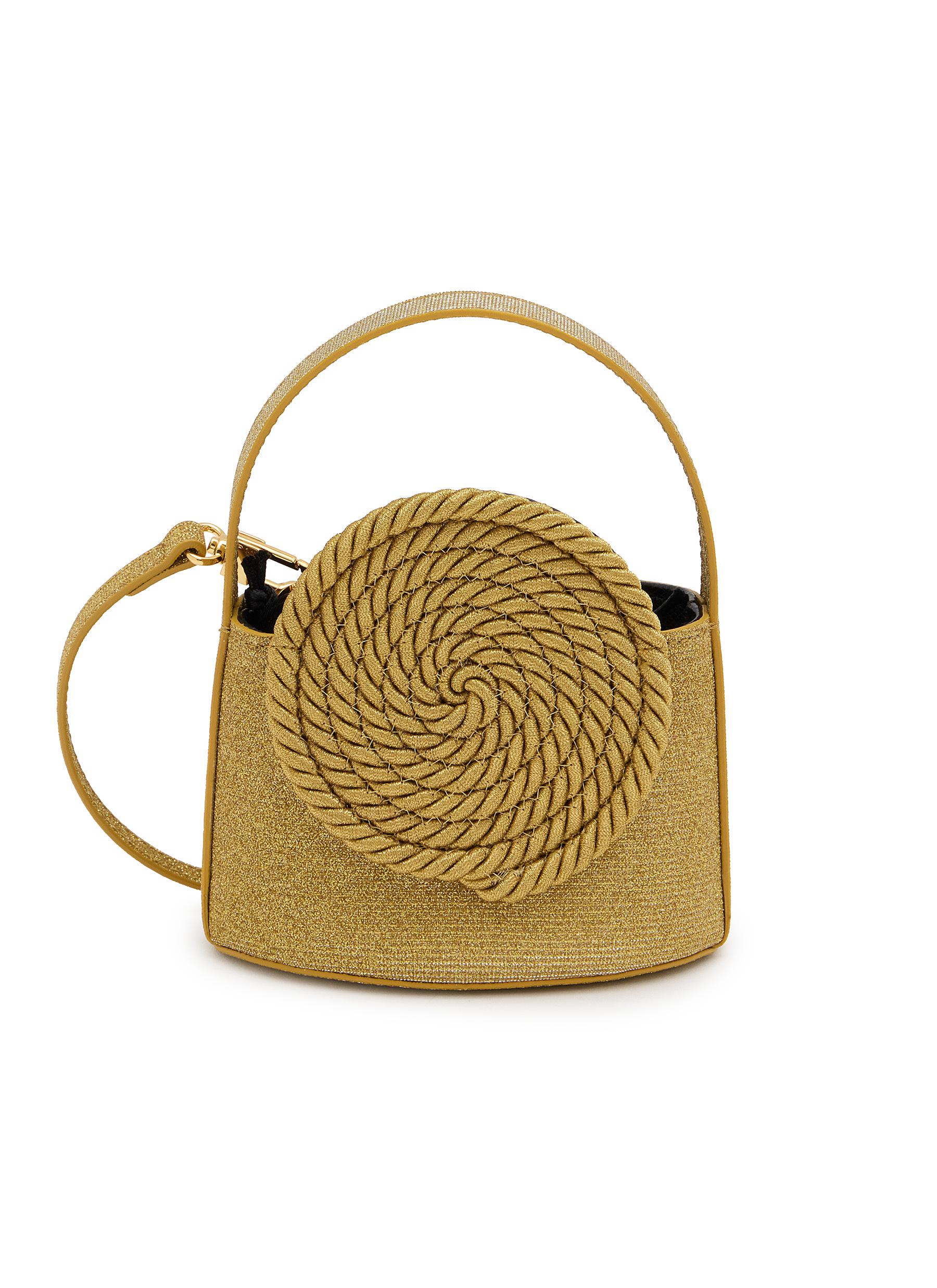 DESTREE | Mini Gunther Shimmer Passementerie Detail Leather Bag 