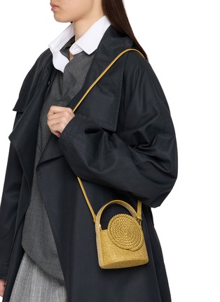 Figure View - Click To Enlarge - DESTREE - Mini Gunther Shimmer Passementerie Detail Leather Bag
