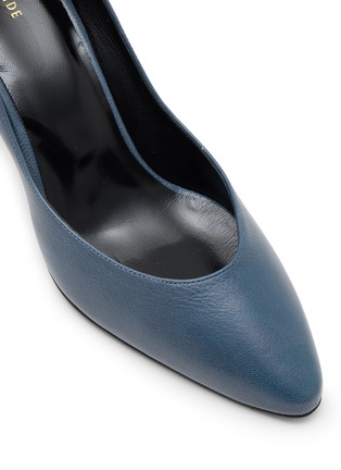 Detail View - Click To Enlarge - JUDE - Haze Grained Leather Pumps