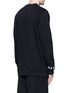 Back View - Click To Enlarge - GIVENCHY - Jesus patch distressed cotton sweatshirt