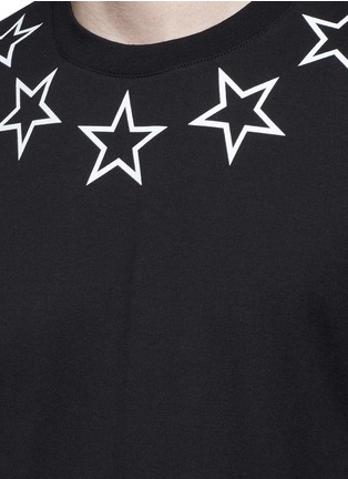 Detail View - Click To Enlarge - GIVENCHY - Star print cotton T-shirt