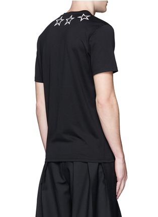 Back View - Click To Enlarge - GIVENCHY - Star print cotton T-shirt