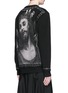Back View - Click To Enlarge - GIVENCHY - Barb wire Jesus print sweatshirt