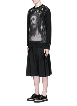 Figure View - Click To Enlarge - GIVENCHY - Barb wire Jesus print sweatshirt
