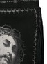 Detail View - Click To Enlarge - GIVENCHY - Barb wire Jesus print skirt