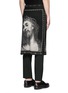Back View - Click To Enlarge - GIVENCHY - Barb wire Jesus print skirt