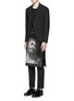 Figure View - Click To Enlarge - GIVENCHY - Barb wire Jesus print skirt