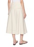 Back View - Click To Enlarge - MERLETTE - Camila Draped Wrap Cotton Poplin Midi Skirt