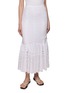 MERLETTE Adela Eyelet Midi Skirt