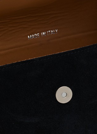 Detail View - Click To Enlarge - EL VAQUERO - Daria Frindged Leather Suede Bag