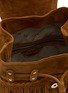 Detail View - Click To Enlarge - EL VAQUERO - Mermaid Fringed Leather Suede Backpack