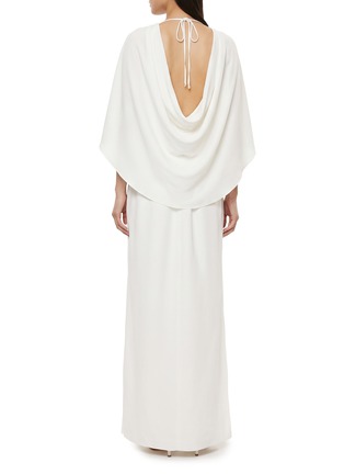 Back View - Click To Enlarge - LA MAISON JADE - Open Back High Slit Evening Dress