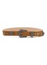 EL VAQUERO Shire Studded Leather Suede Belt