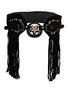 EL VAQUERO Cara Studded Leather Suede Belt 
