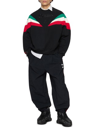 Figure View - Click To Enlarge - ADIDAS - X Willy Chavarria Colour Block Cotton Sweatshirt