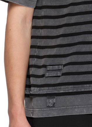 - EQUIL - Layered Striped T-shirt