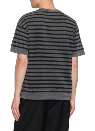 Back View - Click To Enlarge - EQUIL - Layered Striped T-shirt