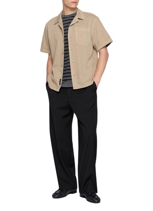 Figure View - Click To Enlarge - EQUIL - Layered Striped T-shirt