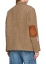 Back View - Click To Enlarge - FOUND - Single Breasted Tweed Patch Wool Blazer