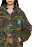  - FOUND - Patch Camouflage Zip Up Hoodie