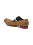  - UMA WANG - Crisscross Elastic Band Leather Ballet Flats