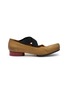 UMA WANG Crisscross Elastic Band Leather Ballet Flats