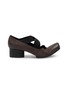 UMA WANG 45 Crisscross Elastic Band Leather Ballet Pumps