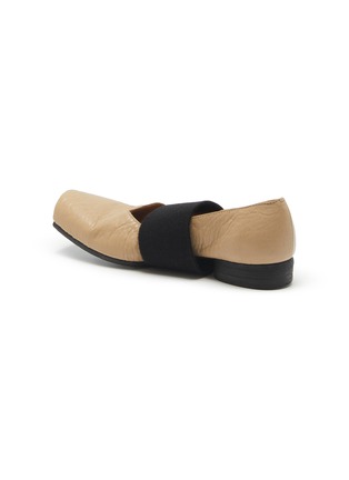 Detail View - Click To Enlarge - UMA WANG - Single Elastic Band Leather Ballerina Flats