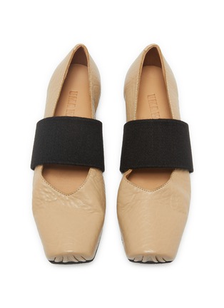 Figure View - Click To Enlarge - UMA WANG - Single Elastic Band Leather Ballerina Flats