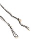 Detail View - Click To Enlarge - ROSANTICA - Isy Crystal Embellished Silicone Brass Phone Strap