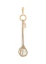 ROSANTICA Ostrica Crystal Faux Pearl Silicone Brass Charm